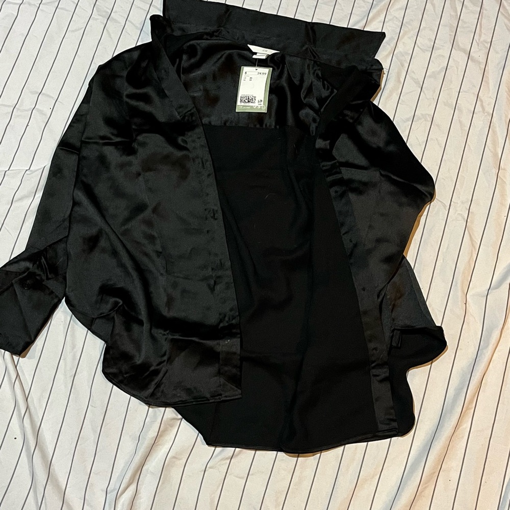 Silk Button Down NWT
